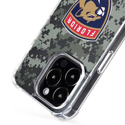 NHL Florida Panthers Camo iPhone 15 Pro MagSafe Case